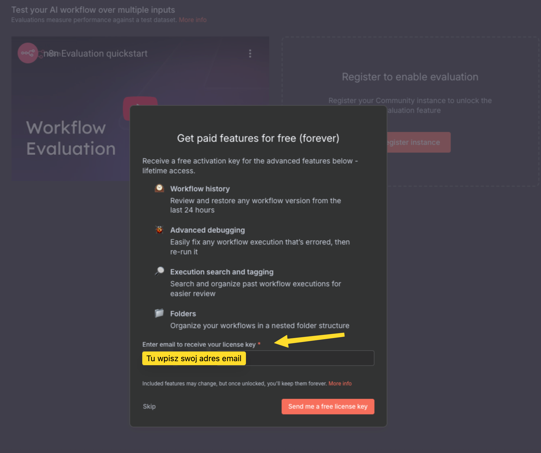 N8N Evaluations – aktywacja w n8n - FAQ